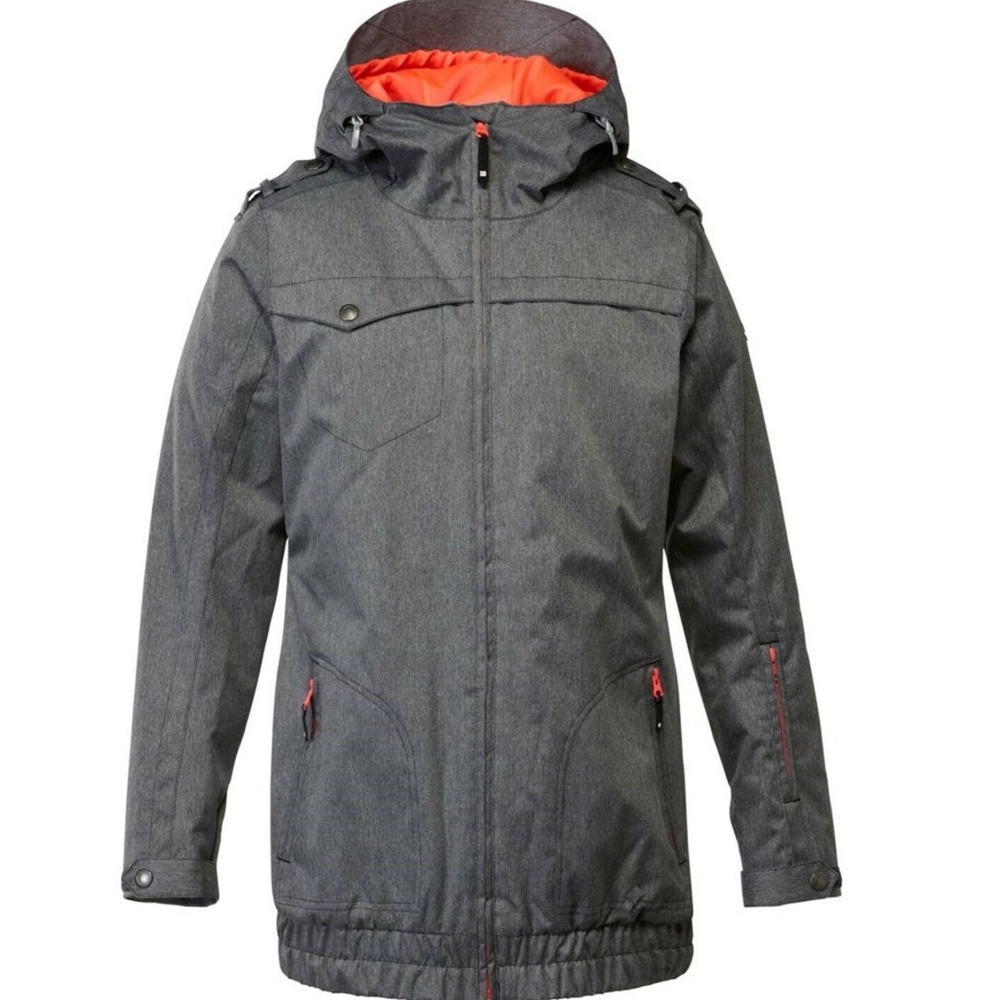 DC Riji Insulated Womens Snowboard Jacket Caviar